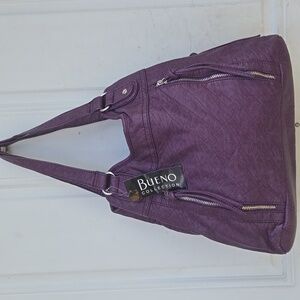 Women's Bueno Collection Purple Shoulder Bag - Classic Everyday Tote